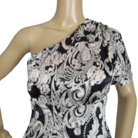 Cache One Shoulder Silk Ombre Blouse - Picture 2 of 6